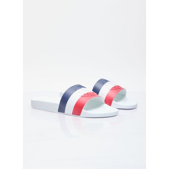 MONCLER Basile Logo Print Slides - Picture 3 of 7